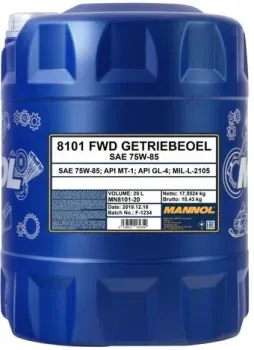<?= Mannol FWD Getriebeoel 75W-85 API GL 4 20л ?>
