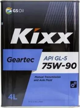 Kixx Geartec GL-5 75W90 L296244TE1 4 л