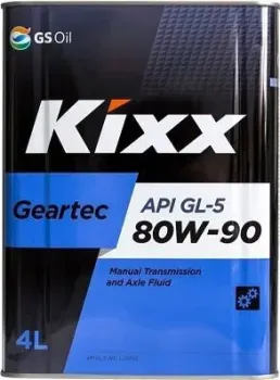 Kixx Geartec GL-5 80W90 L298344TE1 4 л
