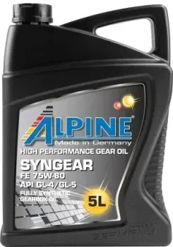 <?= Alpine Syngear FE 75W-80 5л ?>