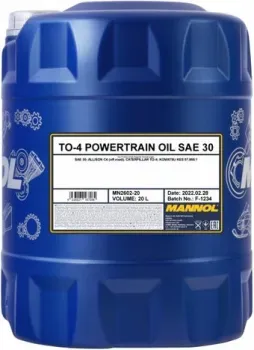 <?= Mannol TO-4 Powertrain Oil 30W MN2602-20 20л ?>