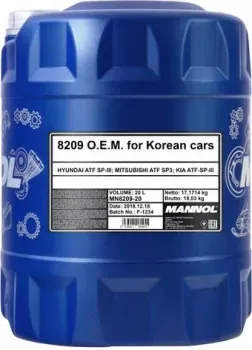 <?= Mannol SP-III Automatic Special 20л ?>