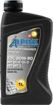 Alpine TDL 80W-90 GL-4/GL-5 1л