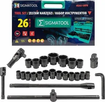 <?= Sigmatool 68262-5MPB (26 предметов) ?>