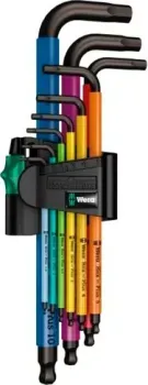 Wera 950/9 Hex-Plus Multicolour 1 9-pcs 073593 (9 предметов)