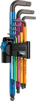 Wera 950/9 Hex-Plus Multicolour HF1 9-pcs 022210 (9 предметов)