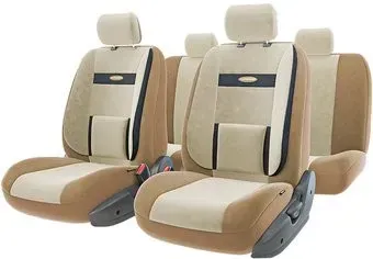 Autoprofi Comfort COM-1105 (темно-бежевый/светло-бежевый)