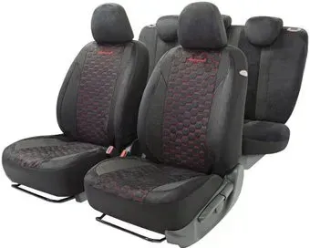 Autoprofi Alcantara ALC-1505 (черный/красный)