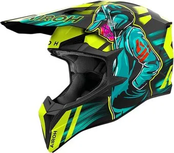 <?= Airoh WRAAAP Cyber WRC31-M (M, желтый матовый) ?>