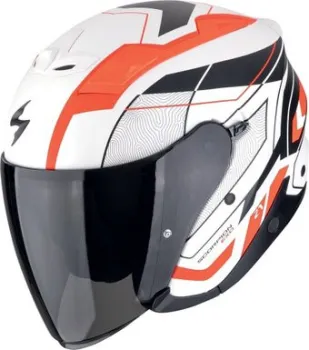 Scorpion Exo Exo-Z1 Vue (р. M, белый матовый/черный/красный)