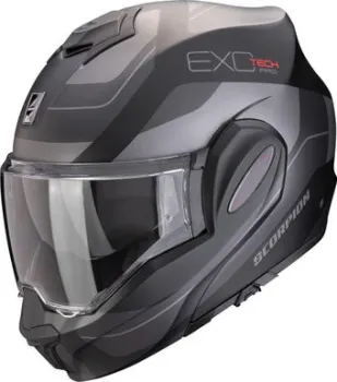 Scorpion Exo Exo-Tech Evo Pro Commuta (р. L, черный матовый/серебристый)