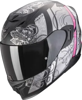 Scorpion Exo Exo-520 Evo Air Fasta (р. L, черный матовый/серебристый/розовый)