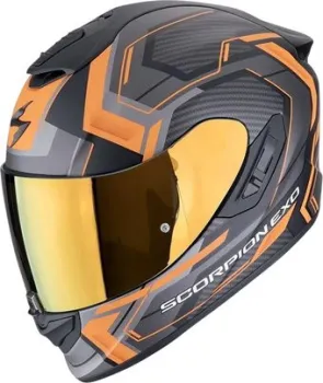 Scorpion Exo Exo-1400 Evo II Linart (р. S, черный матовый/оранжевый/серый)