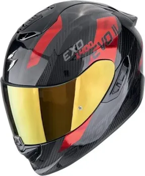 Scorpion Exo Exo-1400 Evo II Carbon Air Platted (р. M, карбон/красный)