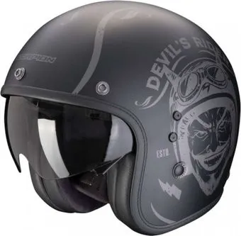 Scorpion Exo Belfast Evo Romeo (р. XL, черный матовый/серебристый)