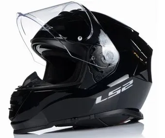LS2 FF800 Storm Solid (XS, черный глянцевый)