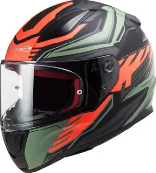 <?= LS2 FF353 Rapid Gale (XL, матовый черно-красно-зеленый) ?>