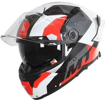MT Helmets Thunder 4 SV Fade A0 (L, глянцевый белый)