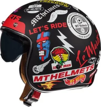 MT Helmets Le Mans 2 SV Anarchy A1 Matt (L, черный)