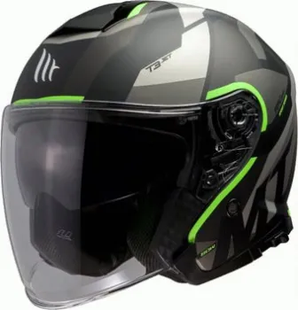 MT Helmets Thunder 3 Sv Jet Bow A6 (M, matt fluor green)