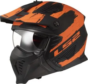<?= LS2 OF606 Drifter Mud (S, черный/оранжевый матовый) ?>