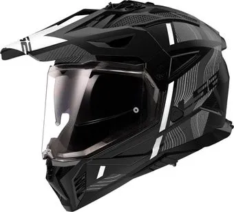 <?= LS2 MX702 Pioneer 2 Hill (M, черный/белый матовый) ?>