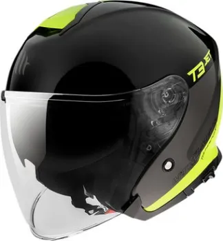 MT Helmets Thunder 3 SV Jet Xpert C3 (S, gloss fluor yellow)