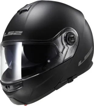 LS2 FF325 Strobe Snow Solid (XXL, черный матовый)