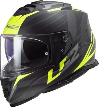 LS2 FF800 Storm Nerve (XL, matt black H-V yellow)