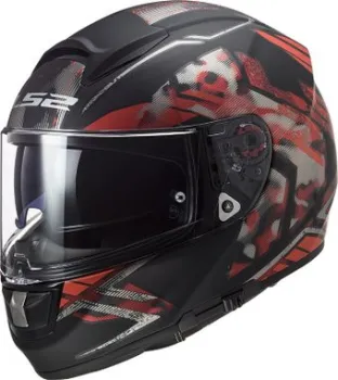 <?= LS2 FF397 Vector FT2 STENCIL (L, matt black/red) ?>