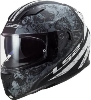 <?= LS2 FF320 Stream Evo Throne (M, matt black titanium) ?>