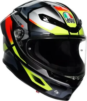 AGV K6 S E2206 MPLK 2118395001-026-XL (XL, Erazer Black/Red/Yellow Fluo)