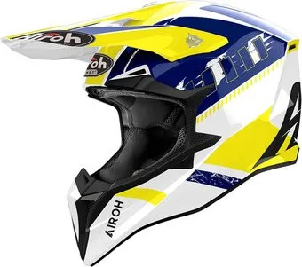 Airoh WRAAAP Feel WRF18-M (M, желтый/синий глянец)