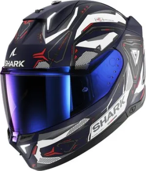 Shark Skwal i3 Linik Mat (р. S, синий/белый/красный)