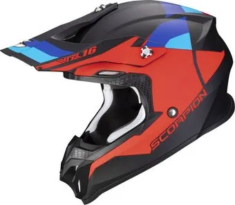 Scorpion Exo VX-16 Evo Air Spectrum (р. L, черный матовый/красный/синий)