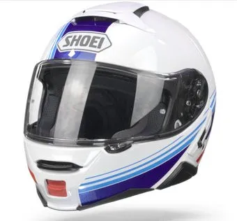 Shoei Neotec Ii Separator (S, бело-сине-красный глянцевый)