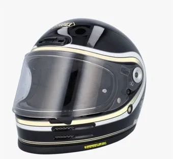 Shoei Glamster 06 Bivouac (S, черно-бело-золотой глянцевый)