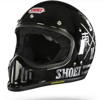 Shoei Ex-Zero Xanadu (S, черно-белый глянцевый)