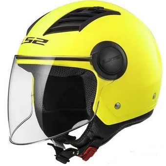 LS2 OF562 Airflow Solid (XL, желтый матовый)