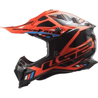 LS2 MX700 Subverter Evo Stomp (XL, черно-оранжевый глянцевый)