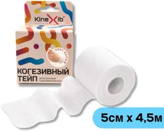Kinexib Когезивный 5 см x 4.5 м (белый)