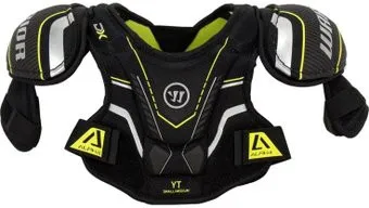 Warrior Alpha DX Yth Shoulder Pads DXSPYTH9-S/M (S/M, черный)