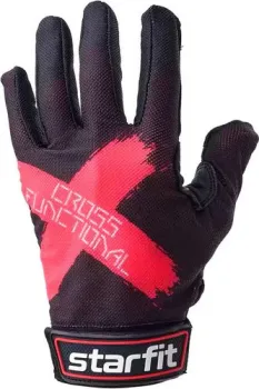 <?= Starfit WG-104 (черный/красный, M) ?>