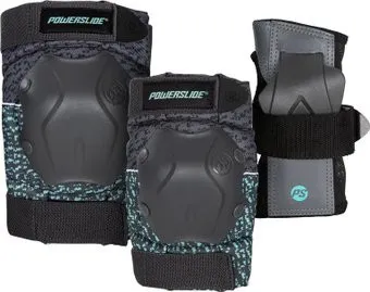 Powerslide Standard Women Set 903295 (черный/бирюзовый, S)
