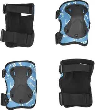 <?= Micro Knee and Elbow Pads Black AC8015 (голубой, S) ?>