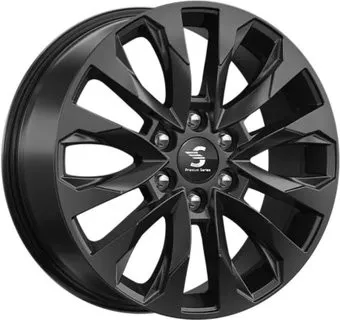 SKAD КР007 20x8" 6x139.7мм DIA 75.1мм ET 42мм Fury Black
