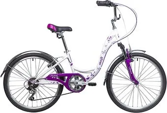 <?= Novatrack Butterfly 24 (белый/фиолетовый, 2019) ?>
