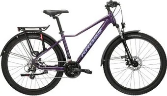 Kross Lea 2.0 27.5 DS/15" 2024 (фиолетовый/темно-синий глянцевый)