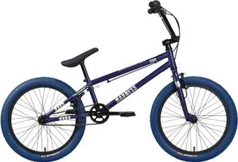 Stark Madness BMX 1 2024 (темно-синий матовый/серебристый/темно-синий)