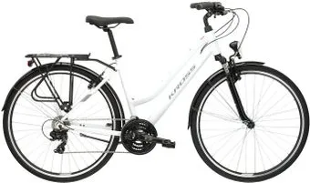 Kross Trans 1.0 DL/19" 2023 (белый/серый глянцевый)